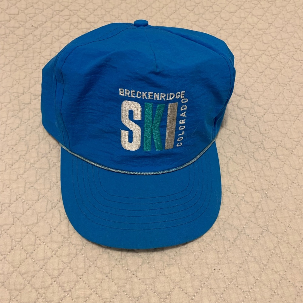 Vintage Ski Hat. Retro Breckenridge Snowboarding Hat